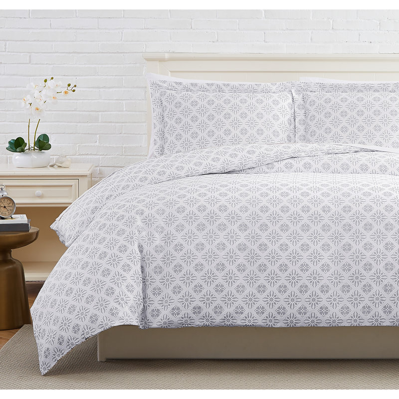 Canora Grey Kingston Cotton Duvet Cover Set & Reviews Wayfair